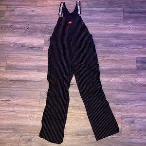 Dickies Black Pinstripe Overalls
